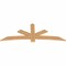 Ekena Millwork Alberta Smooth Timber Gable Bracket, Western Red Cedar, 84"W x 31"H x 1 1/2"D x 5 1/2"F, 9/12 Pitch GBW084X31X0206ALB00SWR - alternate 3